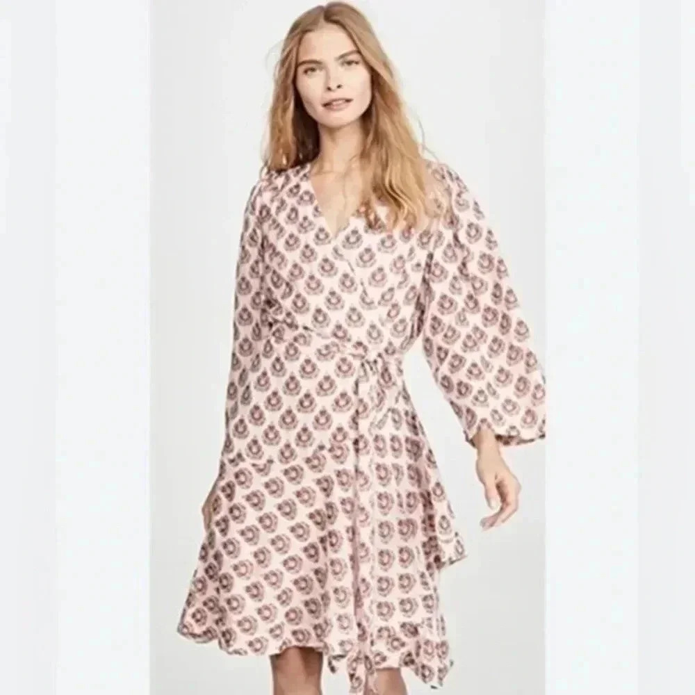 Roller Rabbit Dress Pink Wrap
